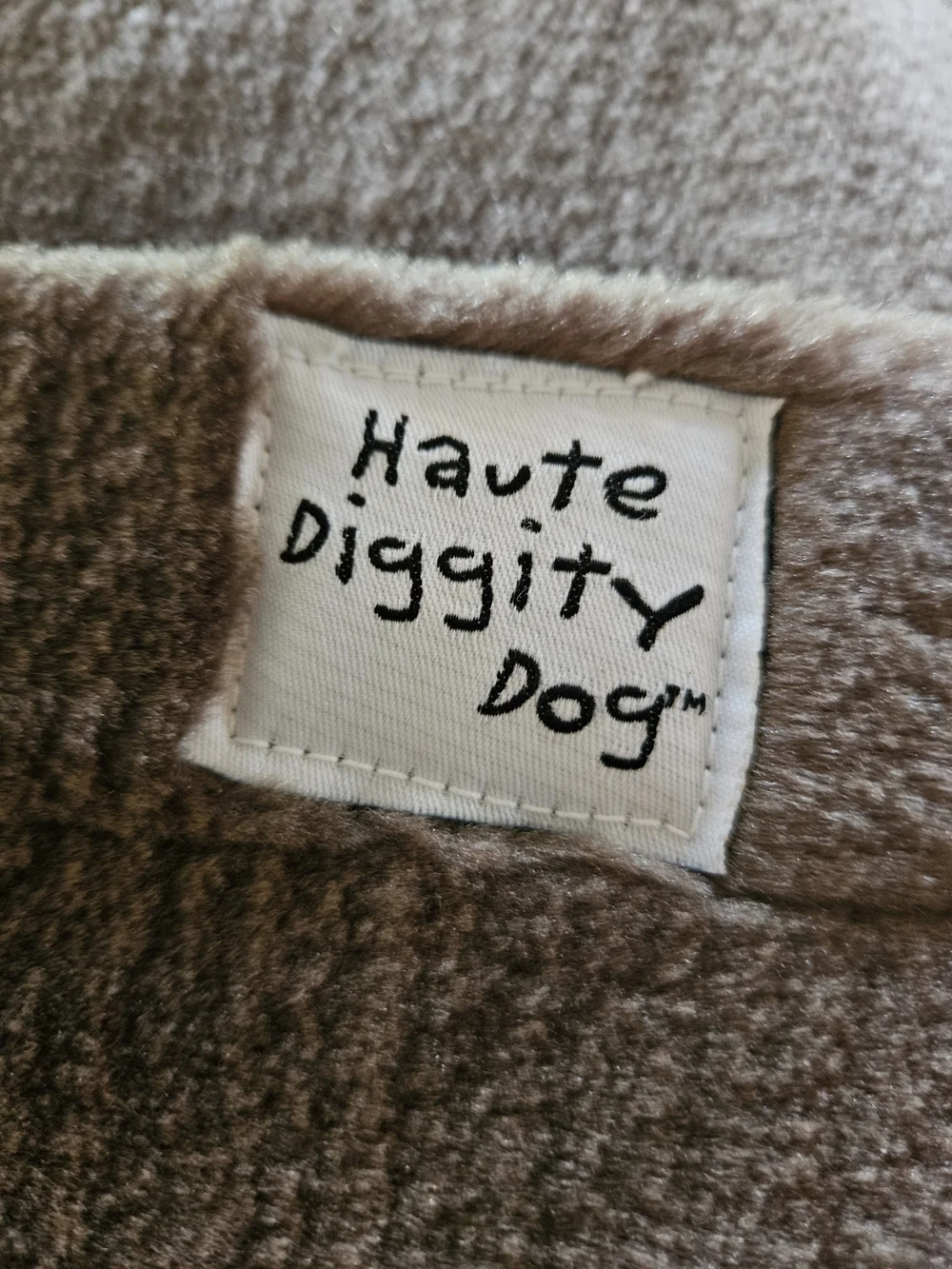 Chewy Vuiton Brown and Cream Plush Designer-Inspired Pillow